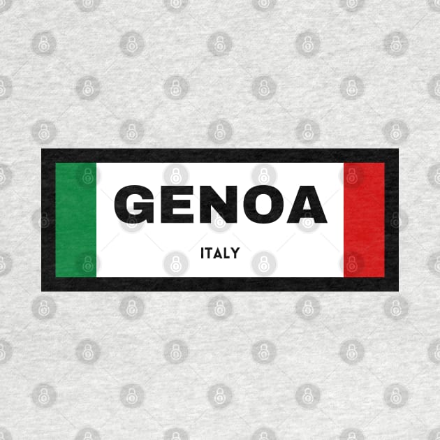 Genoa City in Italian Flag by aybe7elf